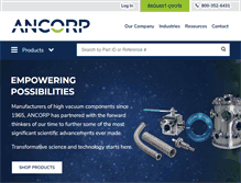 Tablet Screenshot of ancorp.com